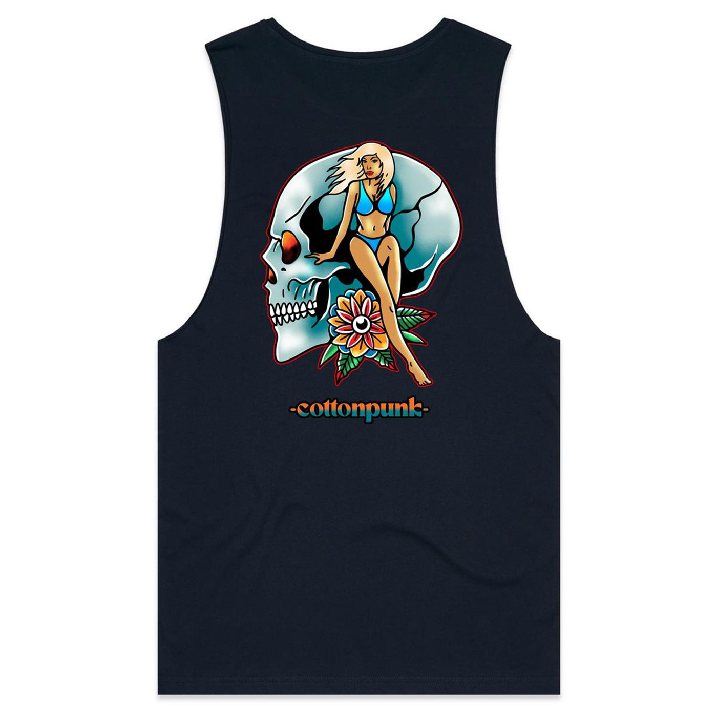 NEVER R.I.P - Mens Sleeveless T-Shirt - BACK PRINT