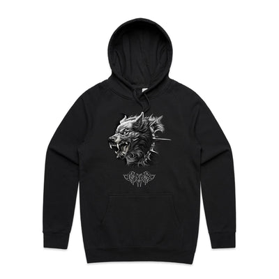 WEREWOLF - Mens Pocket Hoodie - FRONT PRINT