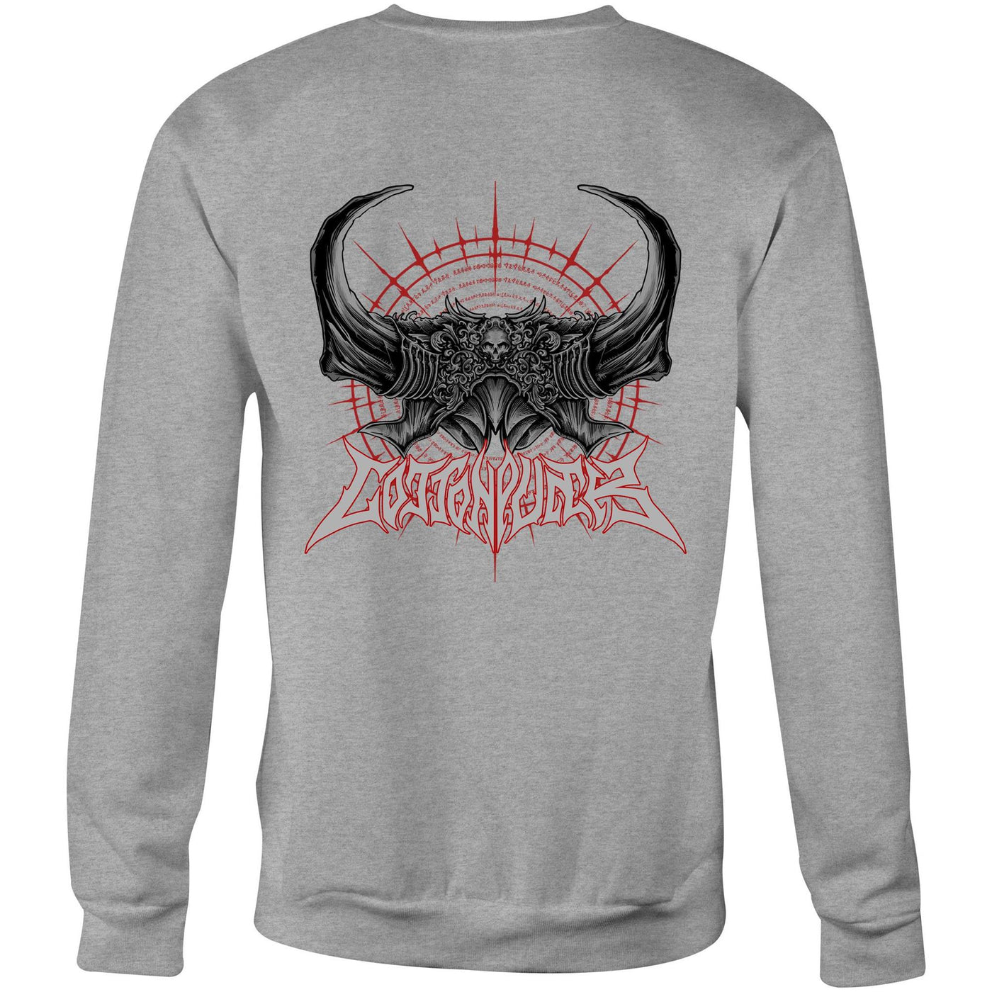 BLACK SPELL - Mens Sweatshirt - BACK PRINT