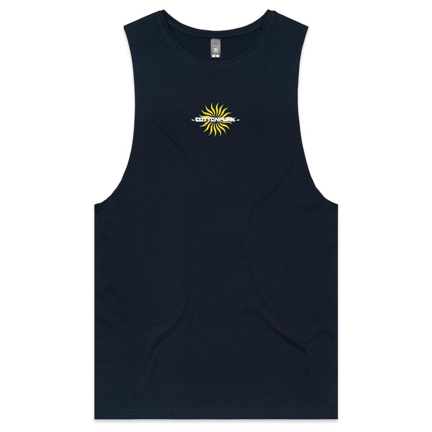 FOLLOW THE SUN - Mens Sleeveless T-Shirt - BACK PRINT