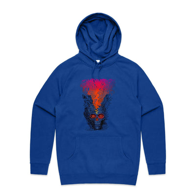 DIGITAL DETOX - Mens Pocket Hoodie - FRONT PRINT