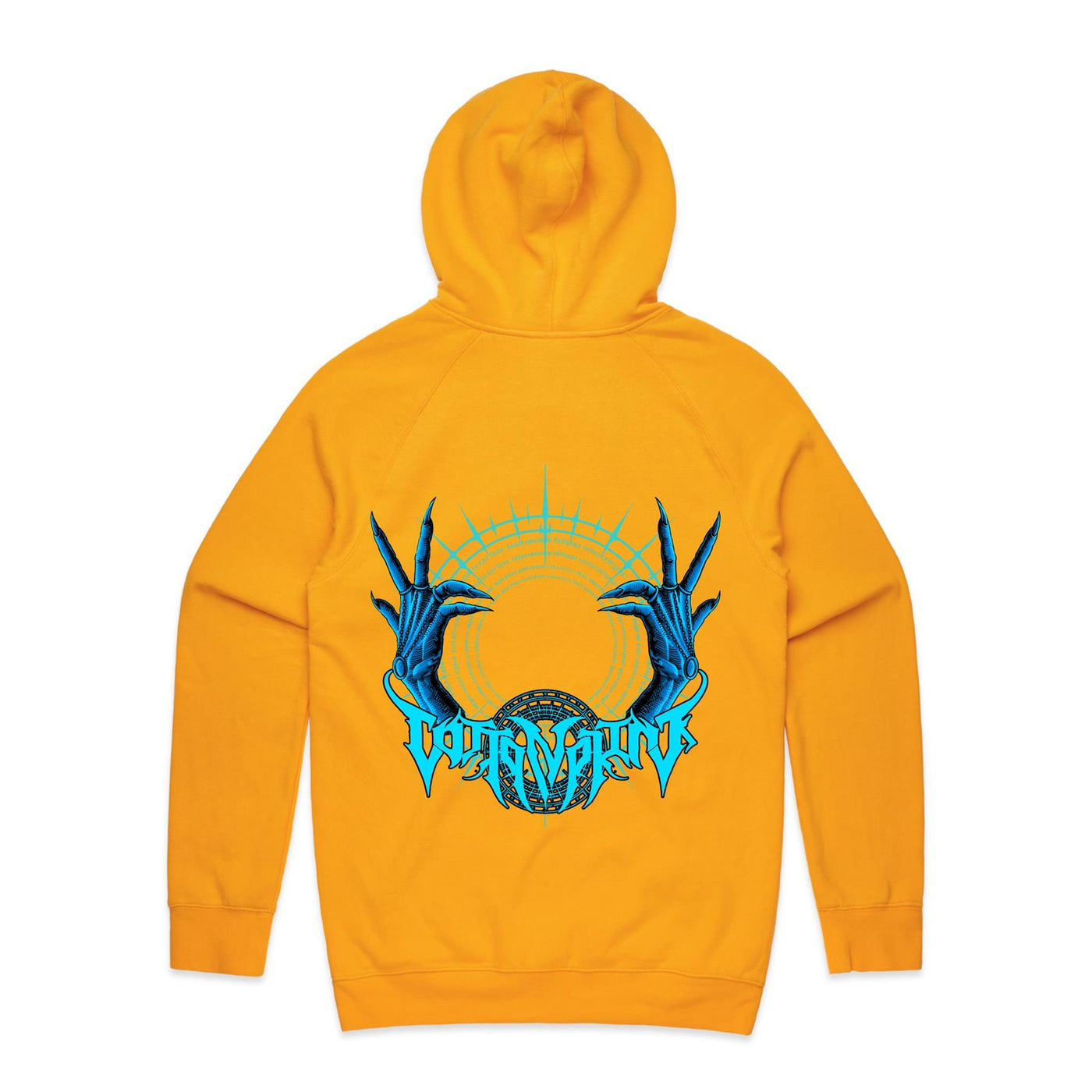 RISING - Mens Pocket Hoodie - BACK PRINT