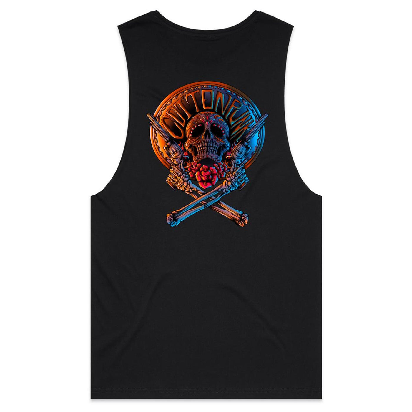 DEAD REDEMPTION - Mens Sleeveless T-Shirt - BACK PRINT