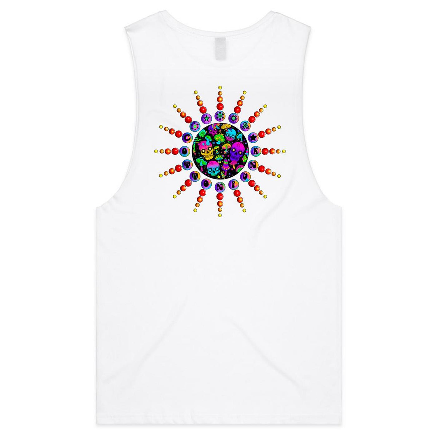 EUPHORIA - Mens Sleeveless T-Shirt - BACK PRINT