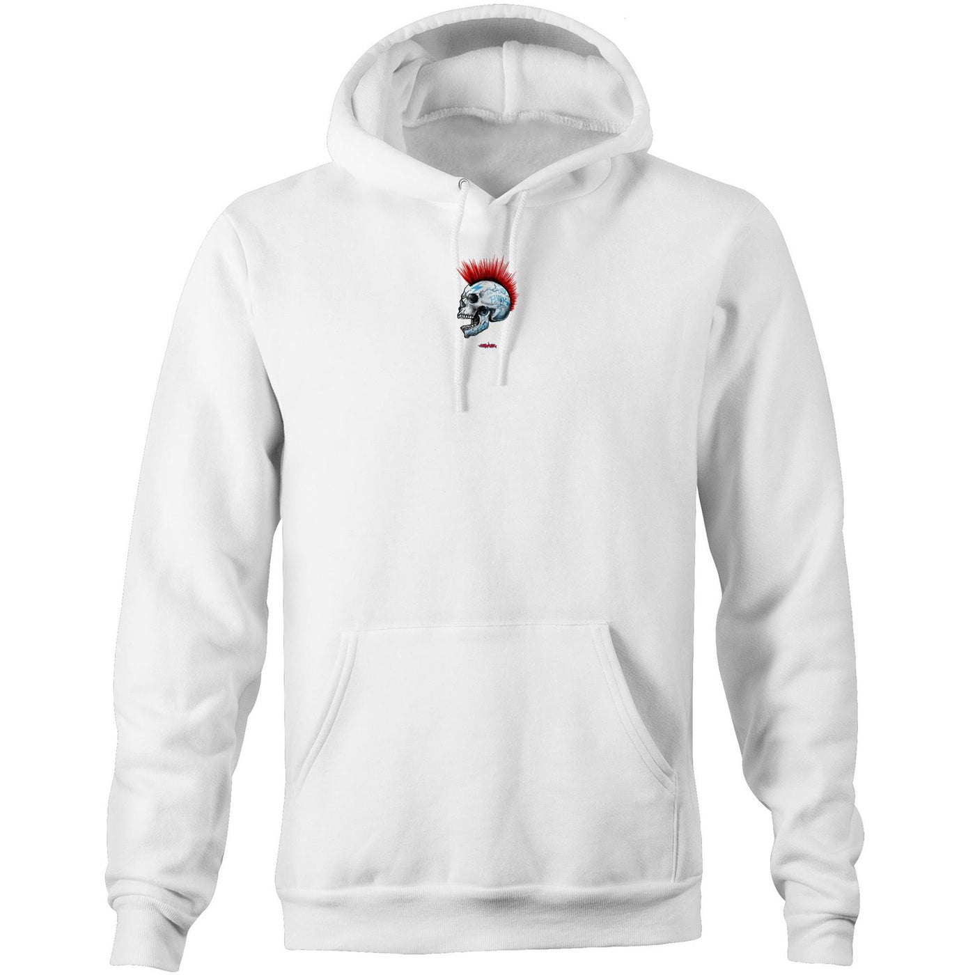 FACE 2 FACE - Mens Pocket Hoodie - BACK PRINT