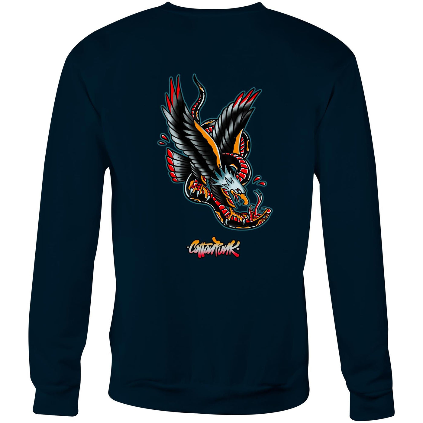 DEATH FROM ABOVE - Mens Sweatshirt - BACK PRINT