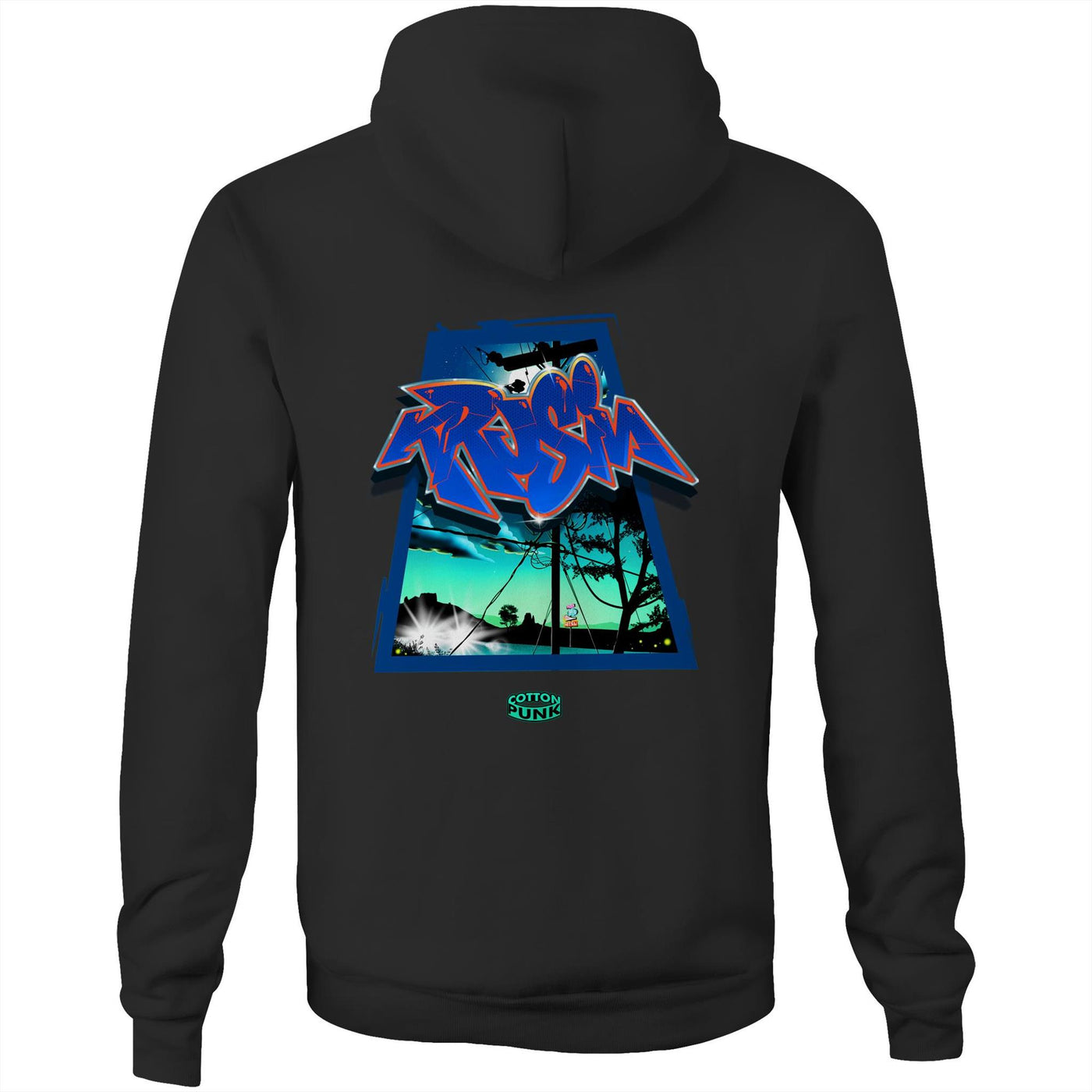 KRUSIN - Mens Pocket Hoodie - BACK PRINT