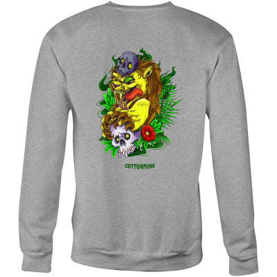 LION - Mens Sweatshirt - BACK PRINT