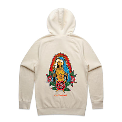 PRAY FOR BETTER TIMES - Mens Pocket Hoodie - BACK PRINT