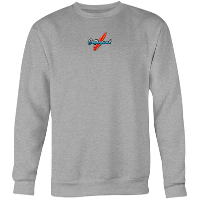 DYING FOR A SURF - Mens Sweatshirt - BACK PRINT