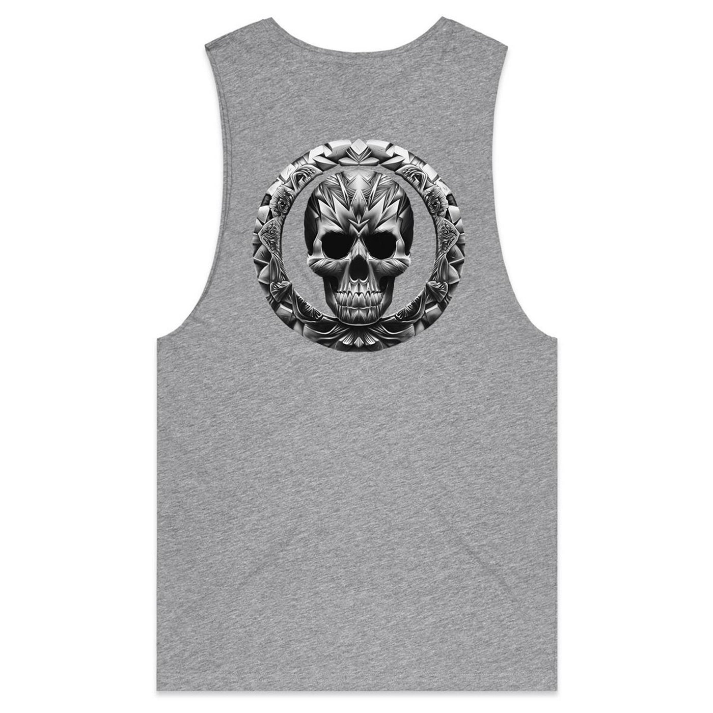 STONE COLD - Mens Sleeveless T-Shirt - BACK PRINT