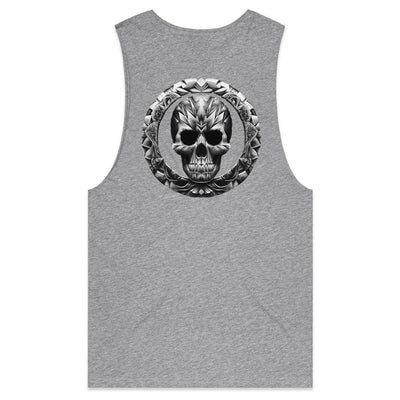 STONE COLD - Mens Sleeveless T-Shirt - BACK PRINT