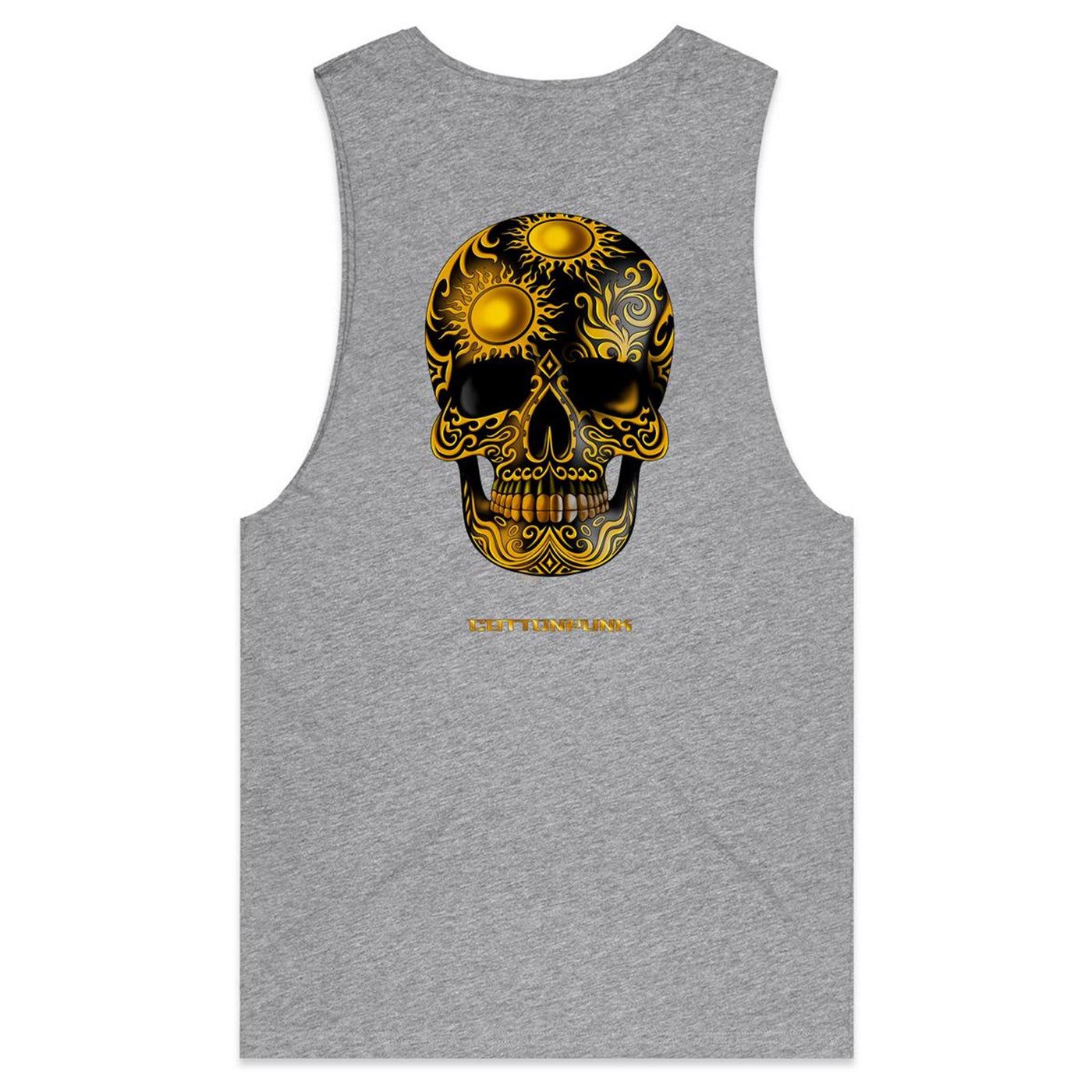 DEATH BY SUNRISE - Mens Sleeveless T-Shirt - BACK PRINT