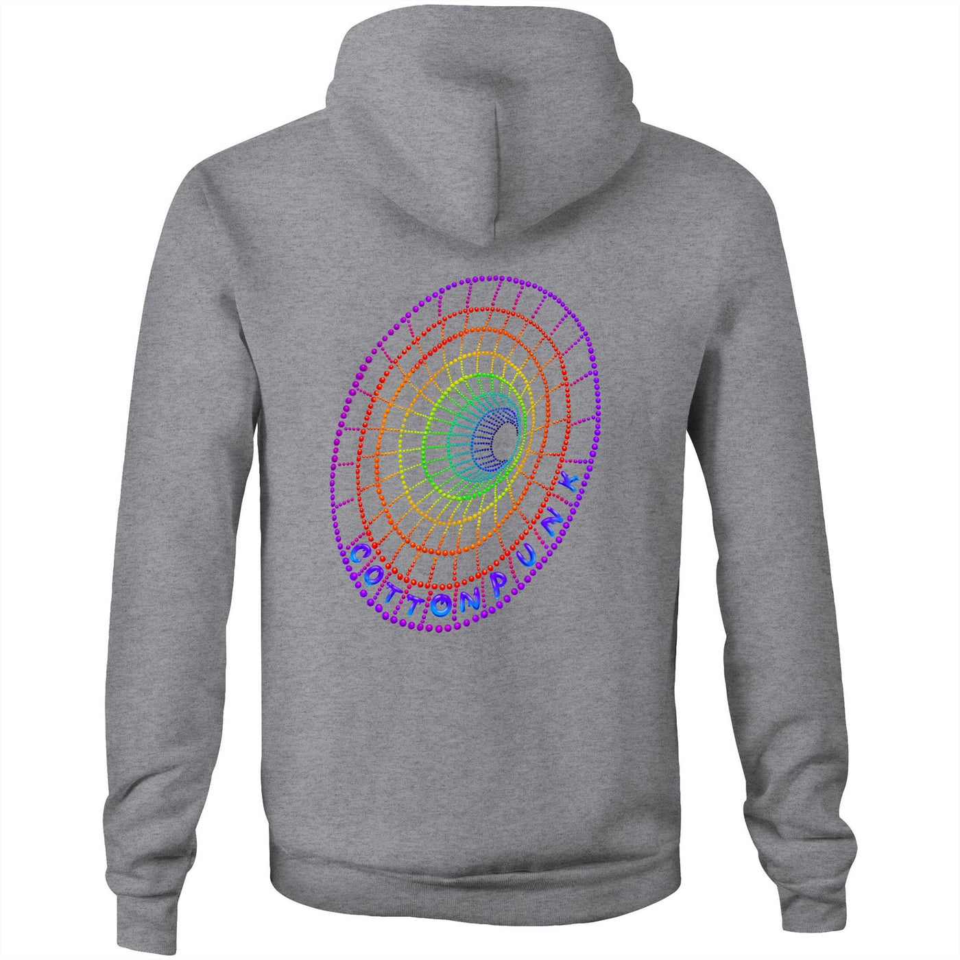 DOWN THE HOLE - Mens Pocket Hoodie - BACK PRINT