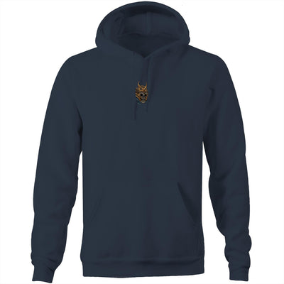 NIGHT HUNT - Mens Pocket Hoodie - BACK PRINT