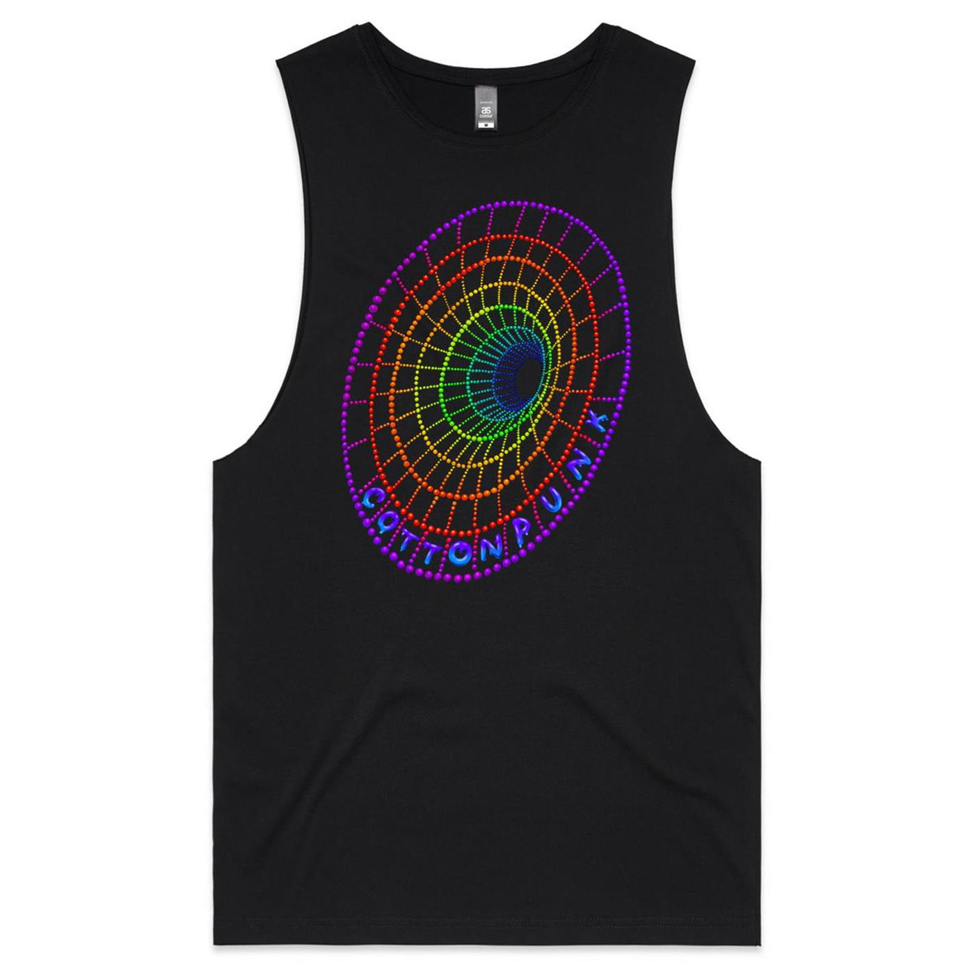 DOWN THE HOLE - Mens Sleeveless T-Shirt - FRONT PRINT