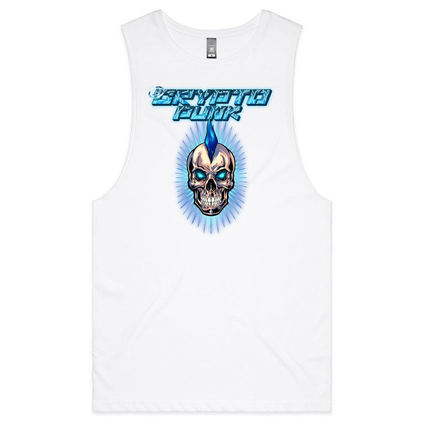 CRYPTO PUNK - Mens Sleeveless T-Shirt - FRONT PRINT