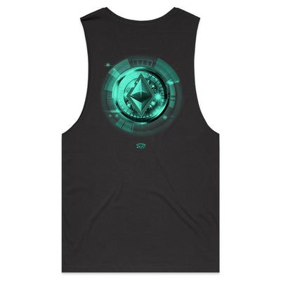 ETHEREUM III - Mens Sleeveless T-Shirt - BACK PRINT