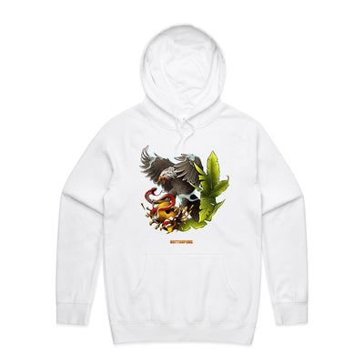 EAGLE - Mens Pocket Hoodie - FRONT PRINT