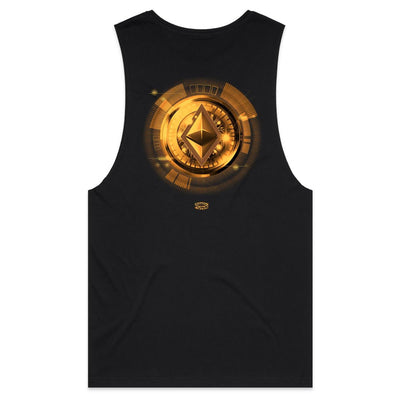 ETHEREUM II - Mens Sleeveless T-Shirt - BACK PRINT