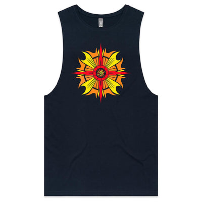 SUNDANCE II - Mens Sleeveless T-Shirt - FRONT PRINT