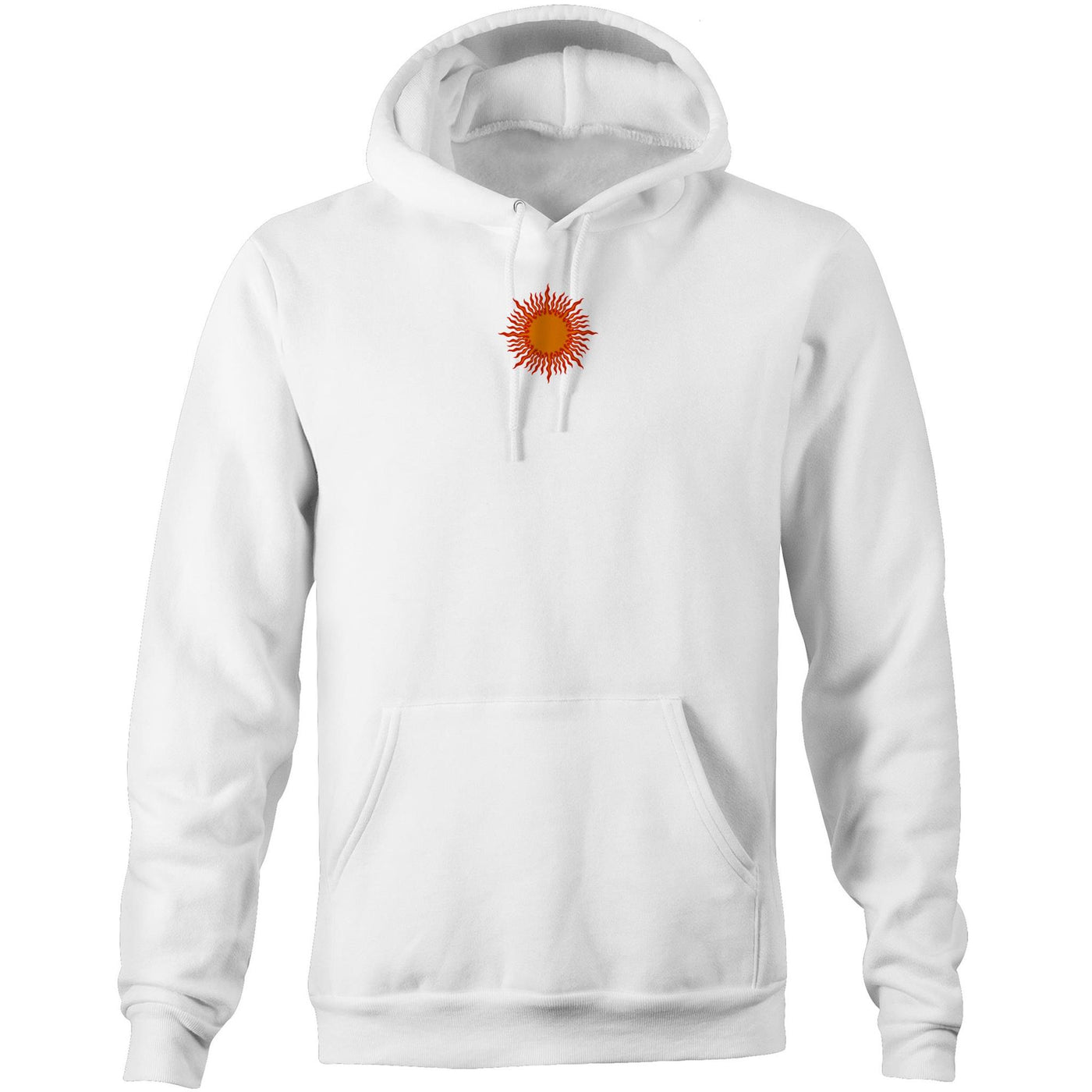 SUNSET VIBES - Mens Pocket Hoodie - BACK PRINT