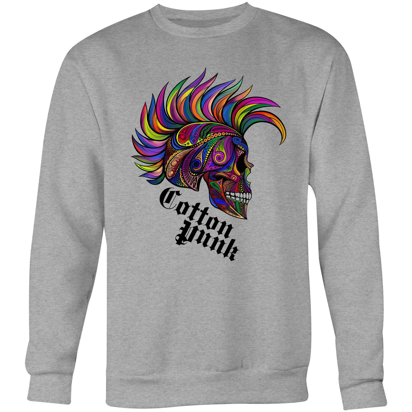 WT PUNK - Mens Sweatshirt - FRONT PRINT