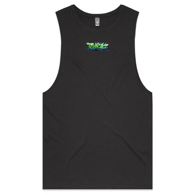 SNAKE - Mens Sleeveless T-Shirt - BACK PRINT