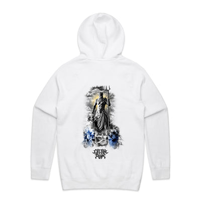 GOD WARRIOR - Mens Pocket Hoodie - BACK PRINT