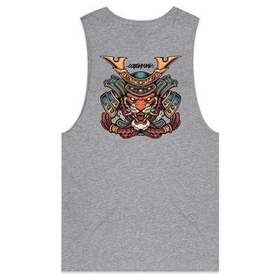 SPIRIT TIGER - Mens Sleeveless T-Shirt - BACK PRINT