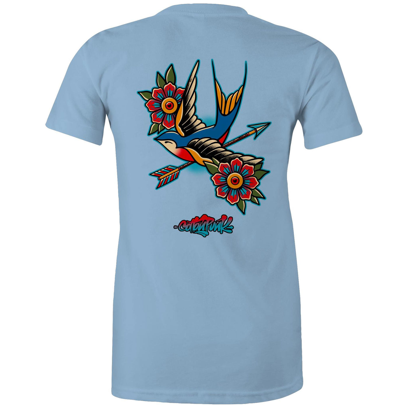 BIRD OF PREY (W) - Womens T-Shirt - BACK PRINT