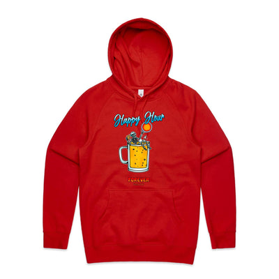 IS IT STILL HAPPY HOUR? - Mens Pocket Hoodie - FRONT PRINT