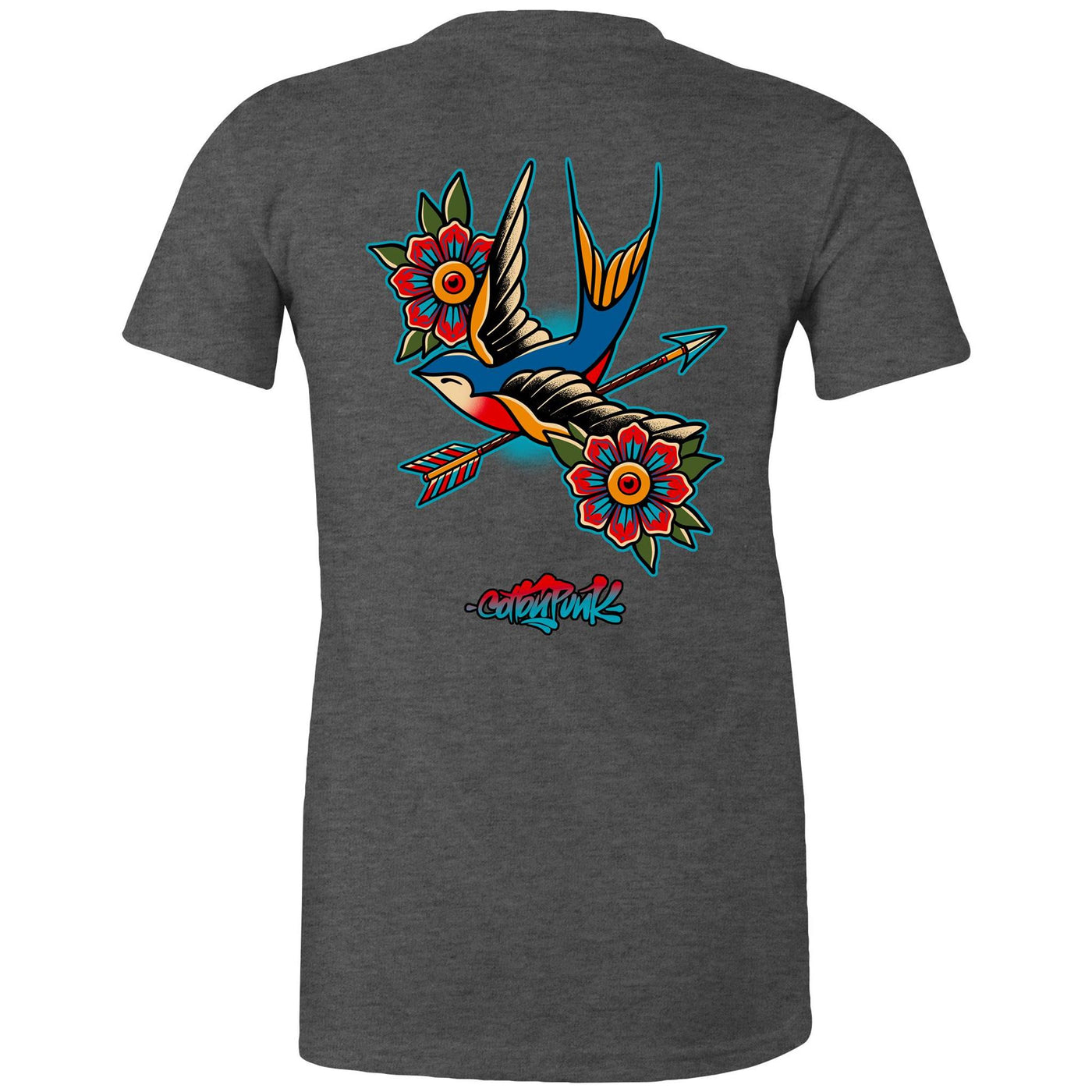 BIRD OF PREY (W) - Womens T-Shirt - BACK PRINT