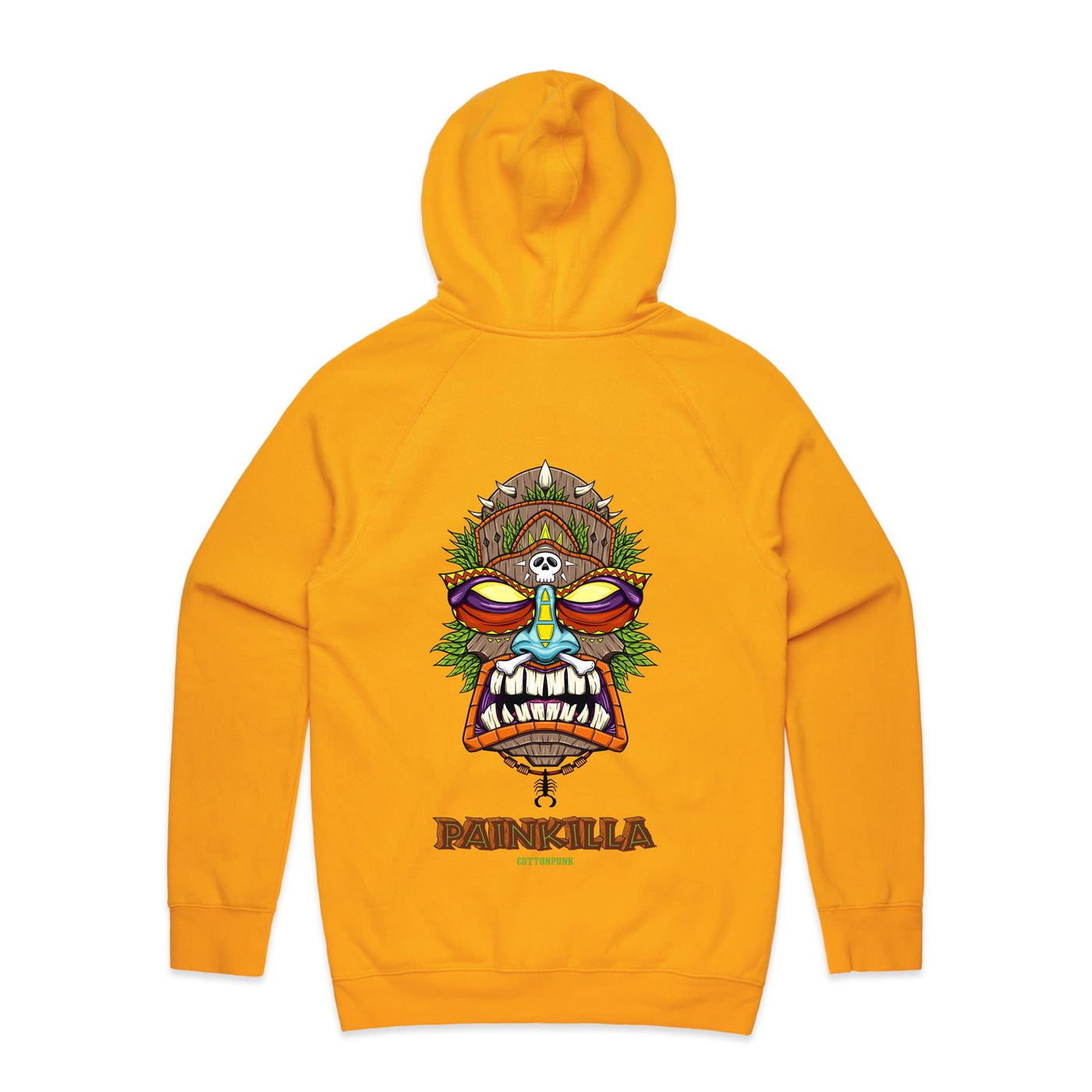 PAINKILLA - Mens Pocket Hoodie - BACK PRINT