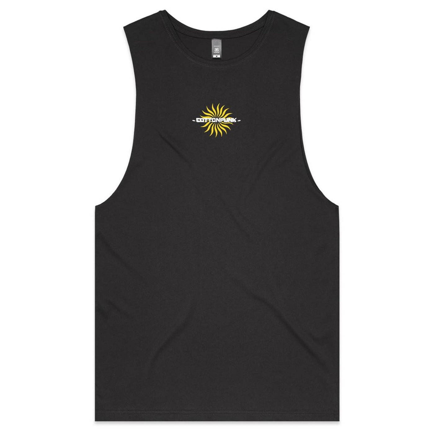 FOLLOW THE SUN - Mens Sleeveless T-Shirt - BACK PRINT