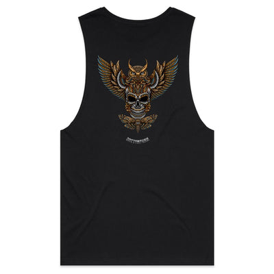 NIGHT HUNT - Mens Sleeveless T-Shirt - BACK PRINT