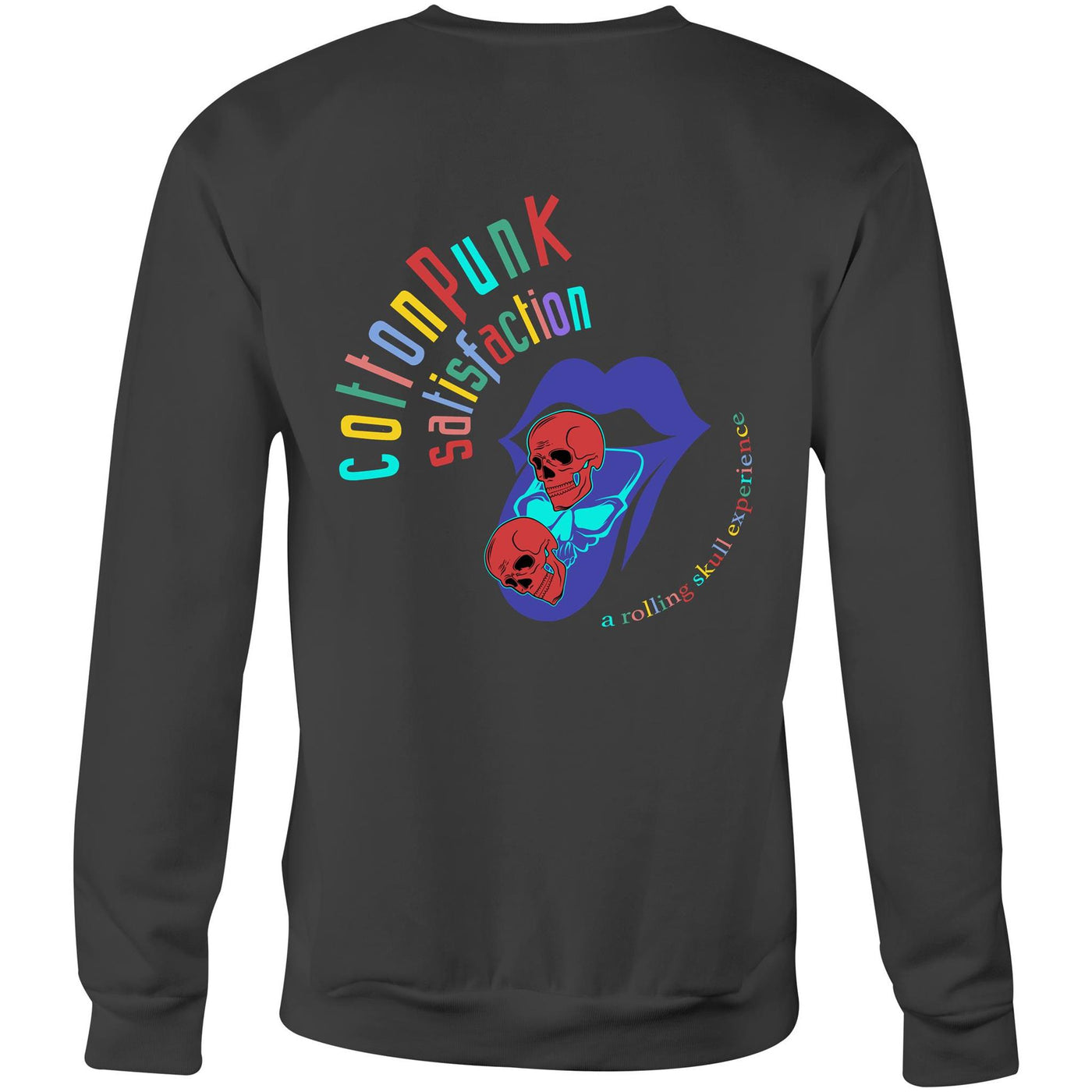 ROLLING SKULLS EXPERIENCE - Mens Sweatshirt - BACK PRINT