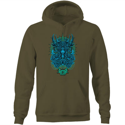 KEYMASTER II - Mens Pocket Hoodie - FRONT PRINT