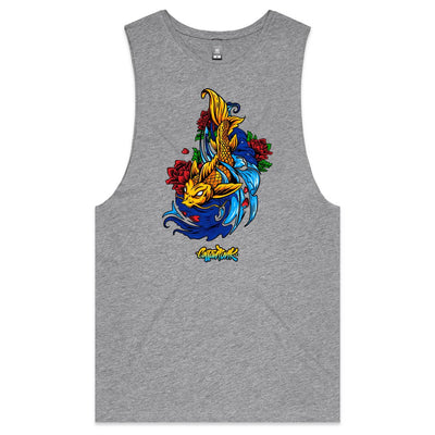 KOI - Mens Sleeveless T-Shirt - FRONT PRINT