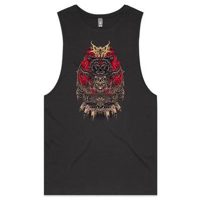 ALMOST HUMAN - Mens Sleeveless T-Shirt - FRONT PRINT