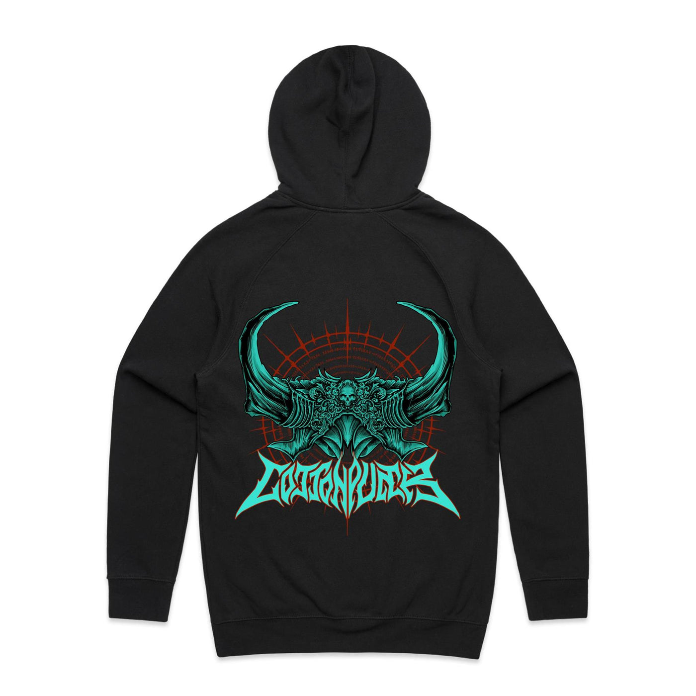 BLACK SPELL III - Mens Pocket Hoodie - BACK PRINT