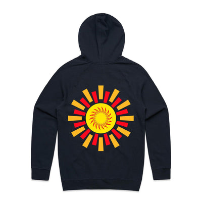 SUNDANCE II (R) - Mens Pocket Hoodie - BACK PRINT