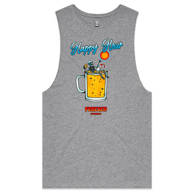 IS IT STILL HAPPY HOUR? - Mens Sleeveless T-Shirt - FRONT PRINT