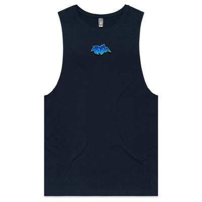 KRUSIN - Mens Sleeveless T-Shirt - BACK PRINT