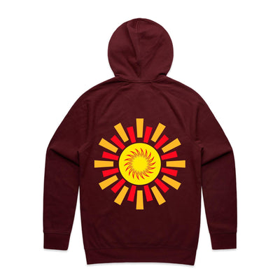 SUNDANCE II (R) - Mens Pocket Hoodie - BACK PRINT