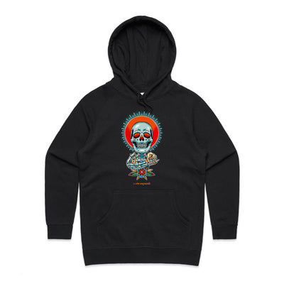 HAVE A NICE DEATH (W) - Womens Pocket Hoodie - FRONT PRINT