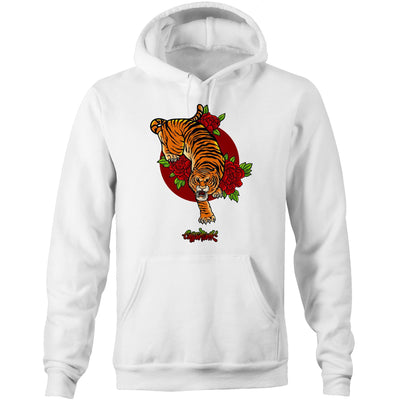 JUNGLE KING - Mens Pocket Hoodie - FRONT PRINT