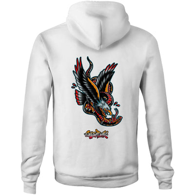 DEATH FROM ABOVE - Mens Pocket Hoodie - BACK PRINT