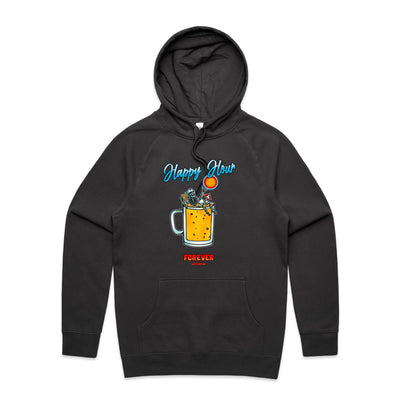 IS IT STILL HAPPY HOUR? - Mens Pocket Hoodie - FRONT PRINT