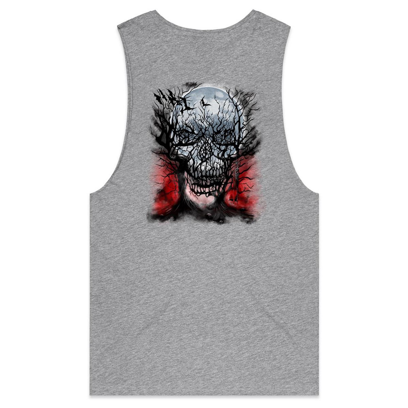 PIERCED SOUL - Mens Sleeveless T-Shirt - BACK PRINT